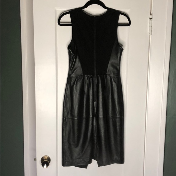 Halogen Dresses & Skirts - Knee length, real leather LBD from Nordstrom.